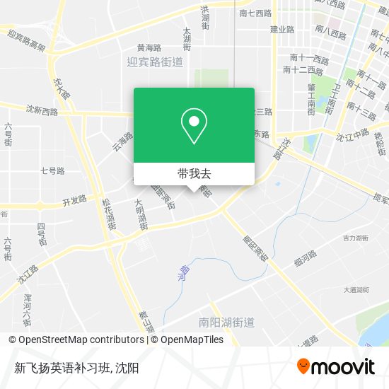 新飞扬英语补习班地图