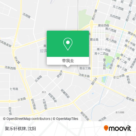 聚乐轩棋牌地图