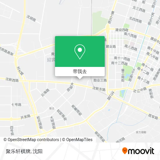 聚乐轩棋牌地图