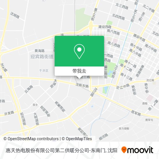 惠天热电股份有限公司第二供暖分公司-东南门地图