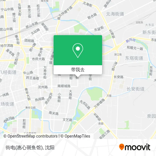 街电(惠心斑鱼馆)地图