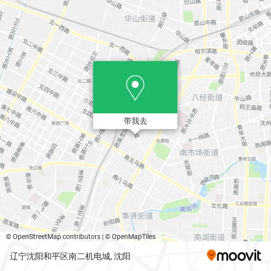 辽宁沈阳和平区南二机电城地图