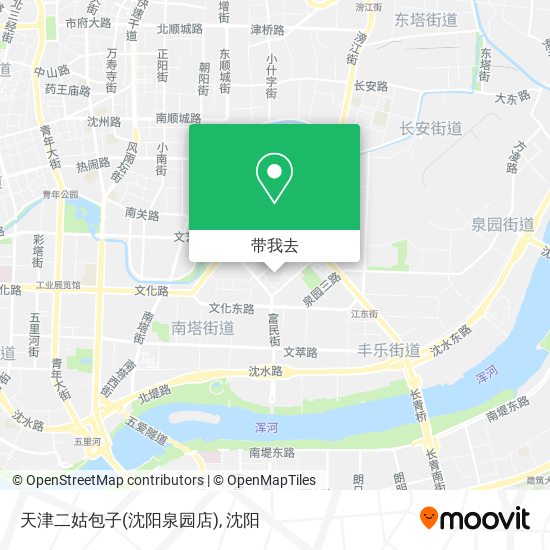 天津二姑包子(沈阳泉园店)地图