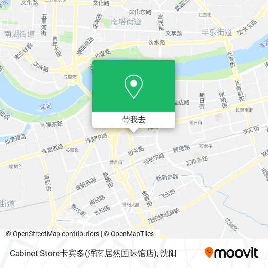 Cabinet Store卡宾多(浑南居然国际馆店)地图