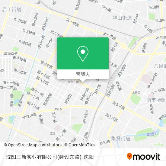 沈阳三新实业有限公司(建设东路)地图