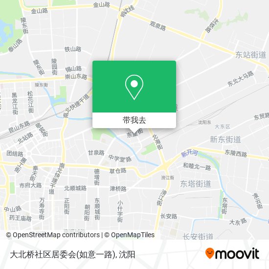 大北桥社区居委会(如意一路)地图