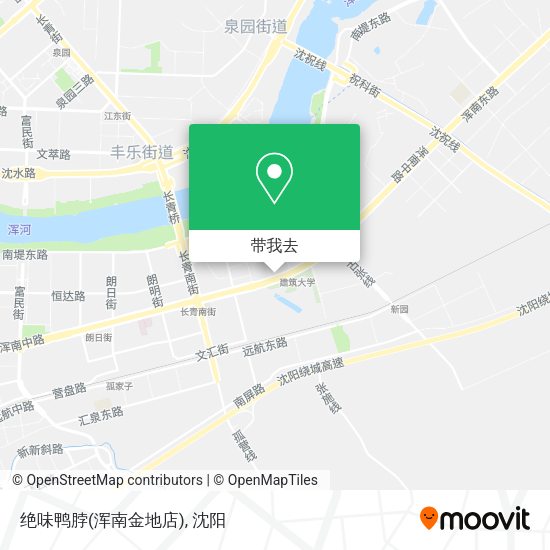 绝味鸭脖(浑南金地店)地图