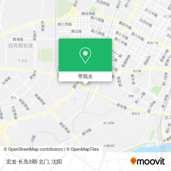 宏发·长岛3期-北门地图