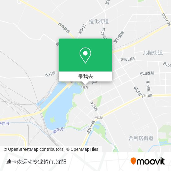 迪卡依运动专业超市地图