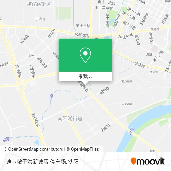 迪卡侬于洪新城店-停车场地图
