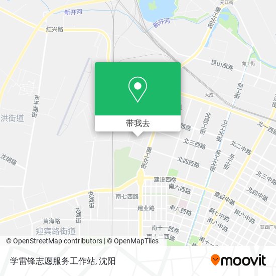 学雷锋志愿服务工作站地图