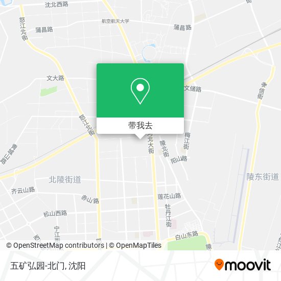 五矿弘园-北门地图