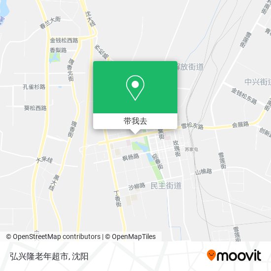 弘兴隆老年超市地图