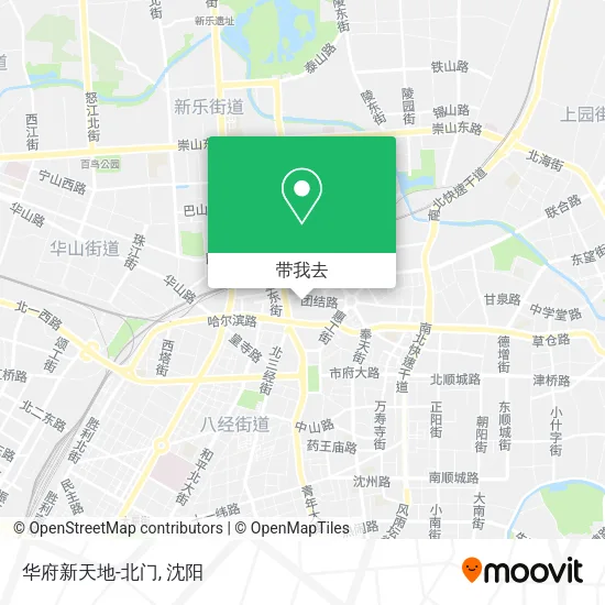 华府新天地-北门地图
