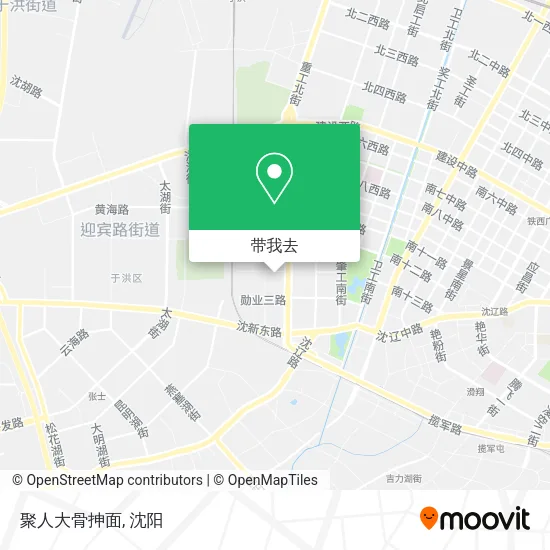 聚人大骨抻面地图