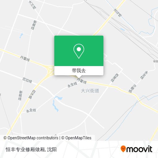 恒丰专业修厢做厢地图