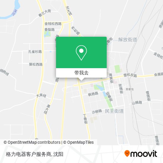 格力电器客户服务商地图