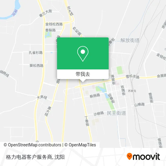 格力电器客户服务商地图
