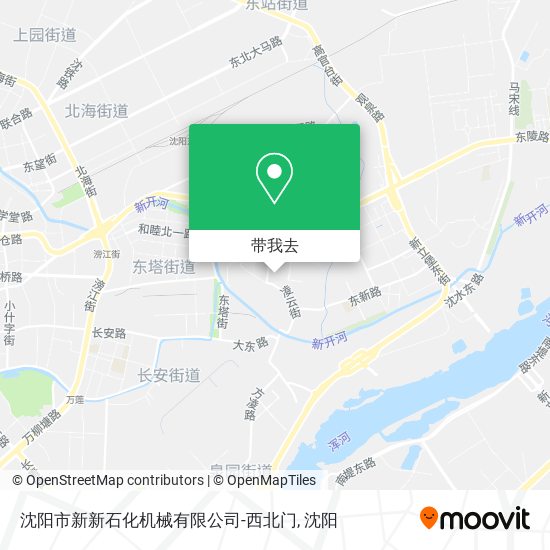 沈阳市新新石化机械有限公司-西北门地图