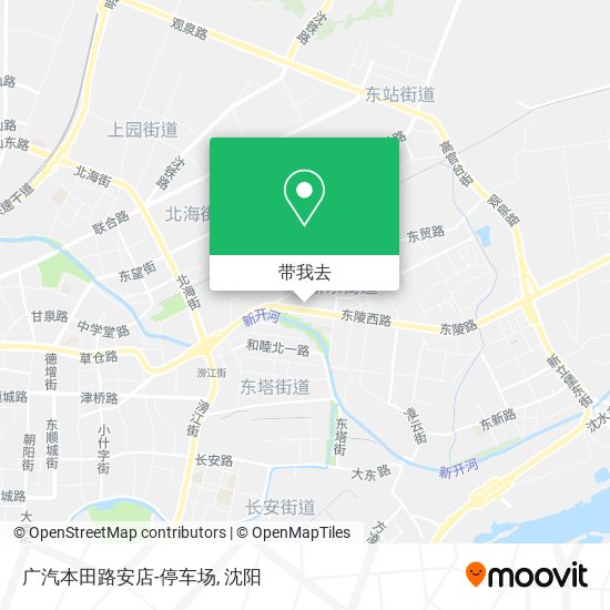 广汽本田路安店-停车场地图