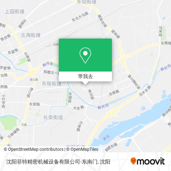 沈阳菲特精密机械设备有限公司-东南门地图