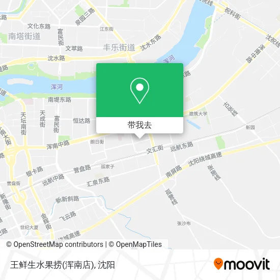 王鲜生水果捞(浑南店)地图