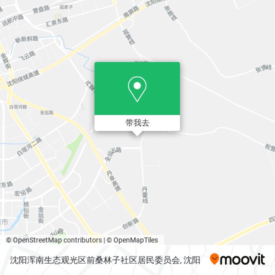沈阳浑南生态观光区前桑林子社区居民委员会地图