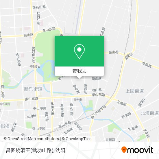 昌图烧酒王(武功山路)地图