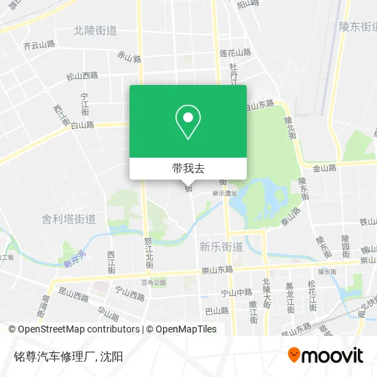 铭尊汽车修理厂地图