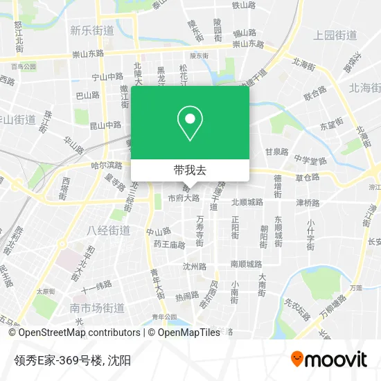 领秀E家-369号楼地图