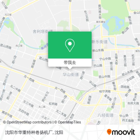 沈阳市华重特种卷扬机厂地图