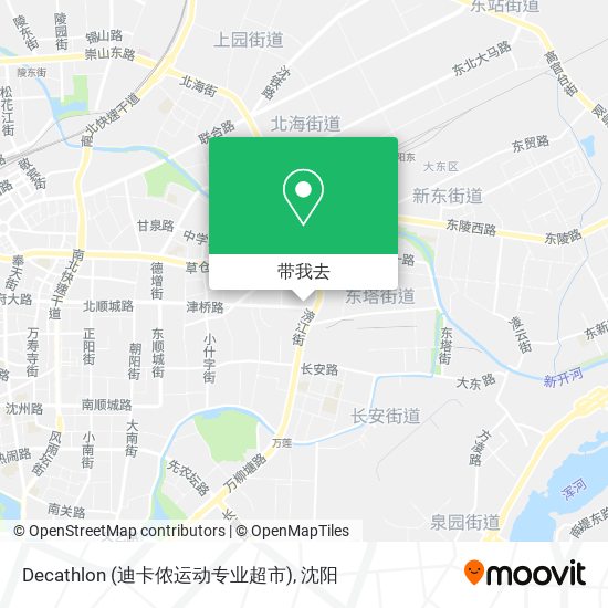 Decathlon (迪卡侬运动专业超市)地图