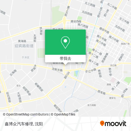 鑫博众汽车修理地图