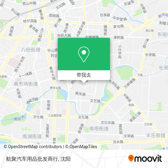航聚汽车用品批发商行地图
