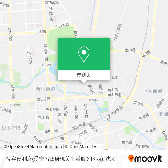 佐客便利店(辽宁省政府机关生活服务区西)地图