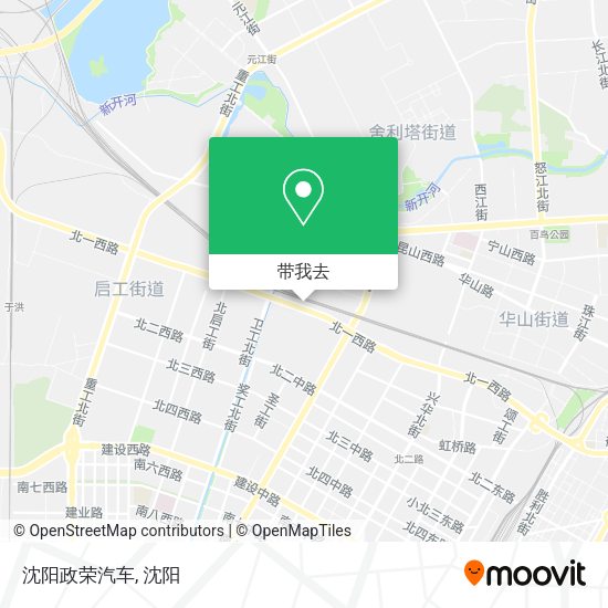 沈阳政荣汽车地图