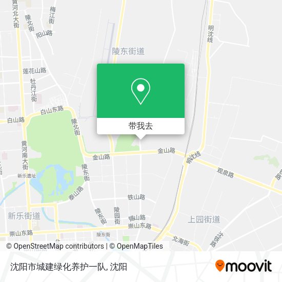 沈阳市城建绿化养护一队地图