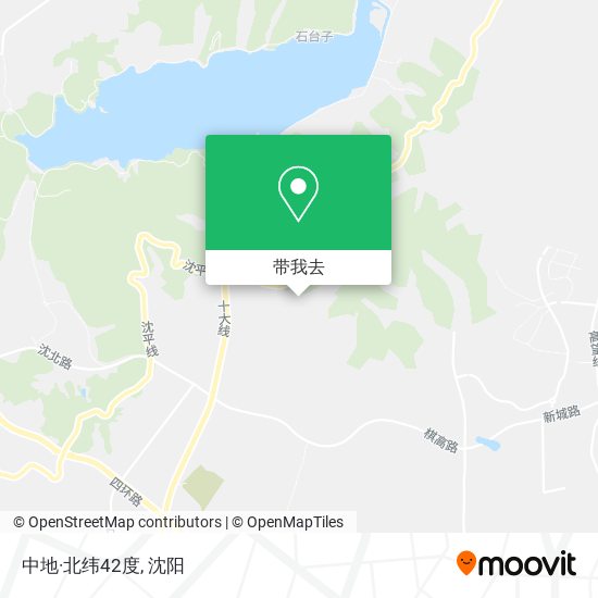 中地·北纬42度地图