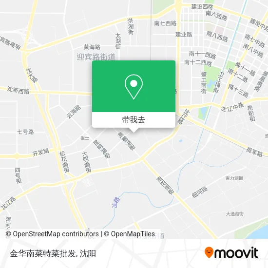 金华南菜特菜批发地图