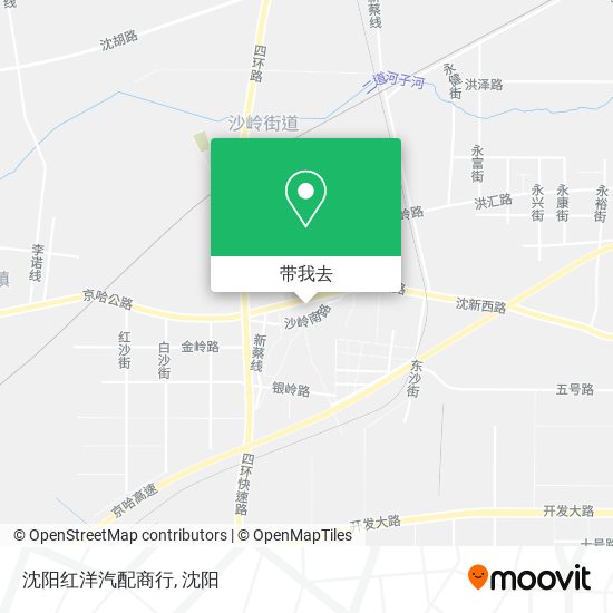 沈阳红洋汽配商行地图