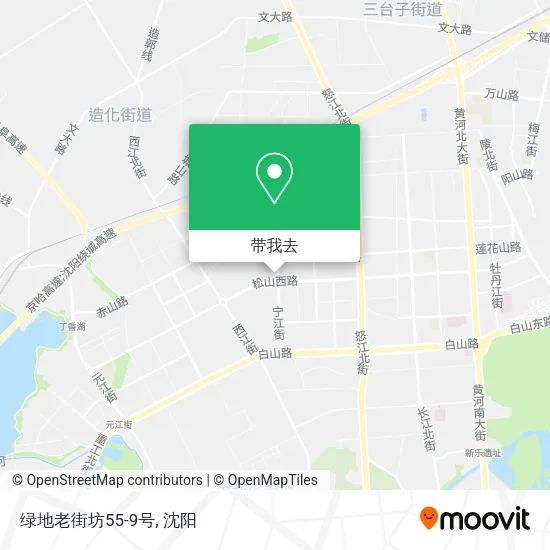 绿地老街坊55-9号地图