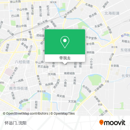 怀远门地图