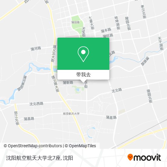 沈阳航空航天大学北7座地图