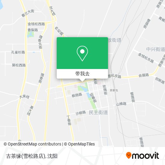 古茶缘(雪松路店)地图