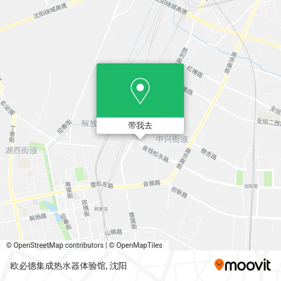 欧必德集成热水器体验馆地图