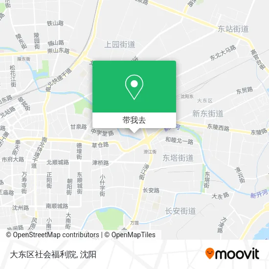 大东区社会福利院地图