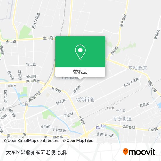 大东区温馨如家养老院地图