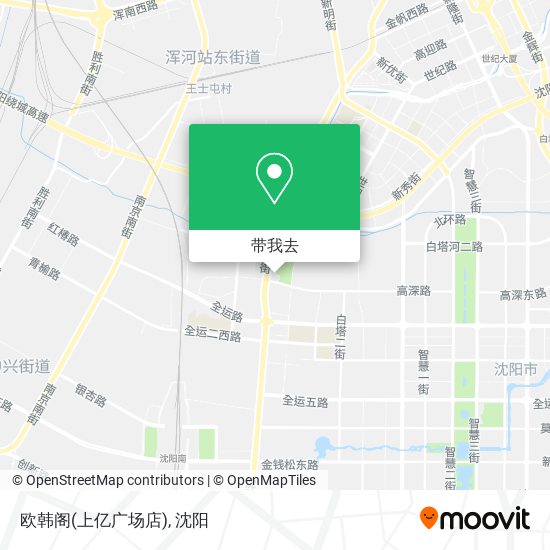 欧韩阁(上亿广场店)地图