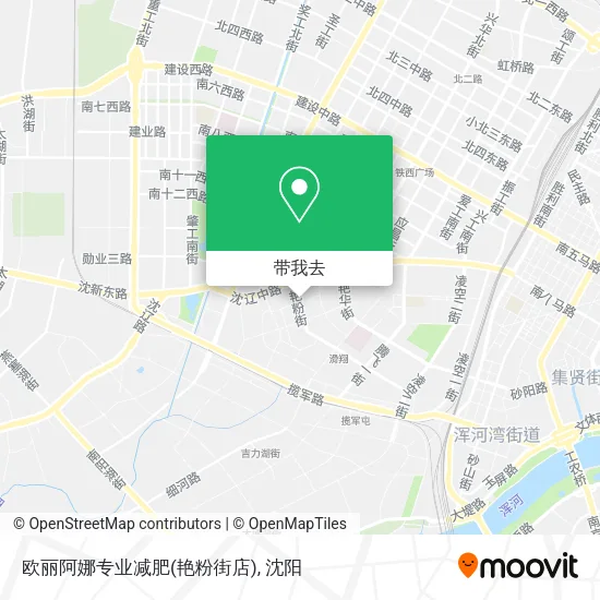 欧丽阿娜专业减肥(艳粉街店)地图