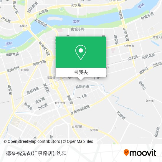 德奈福洗衣(汇泉路店)地图